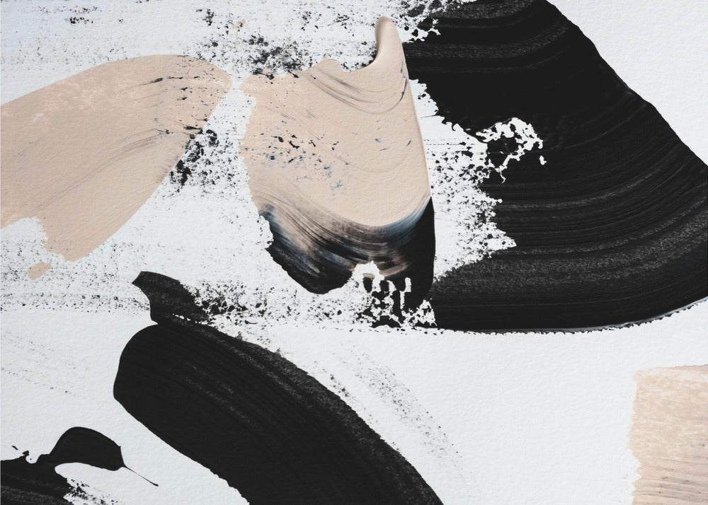 Zwart en naakt | Canvas