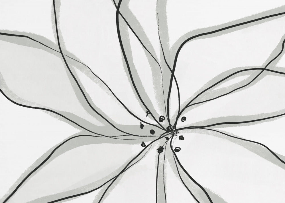 Fragiele bloem | Canvas