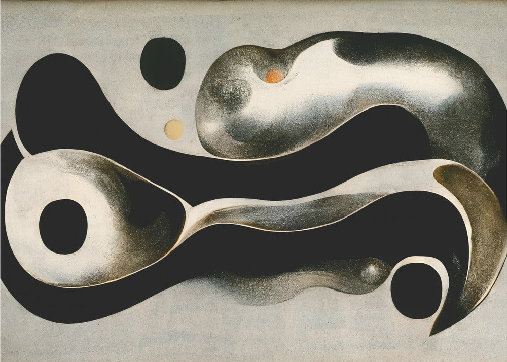 Surrealistische golven | Behang