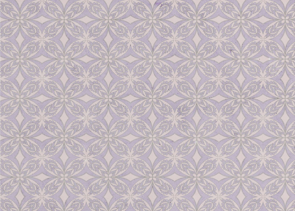 Lila Harmonie Patroon | Canvas