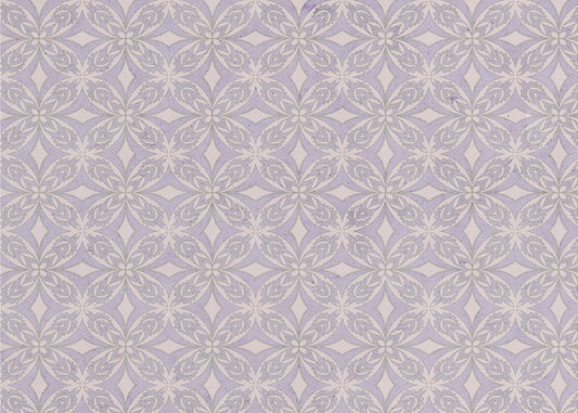 Lila Harmonie Patroon | Canvas