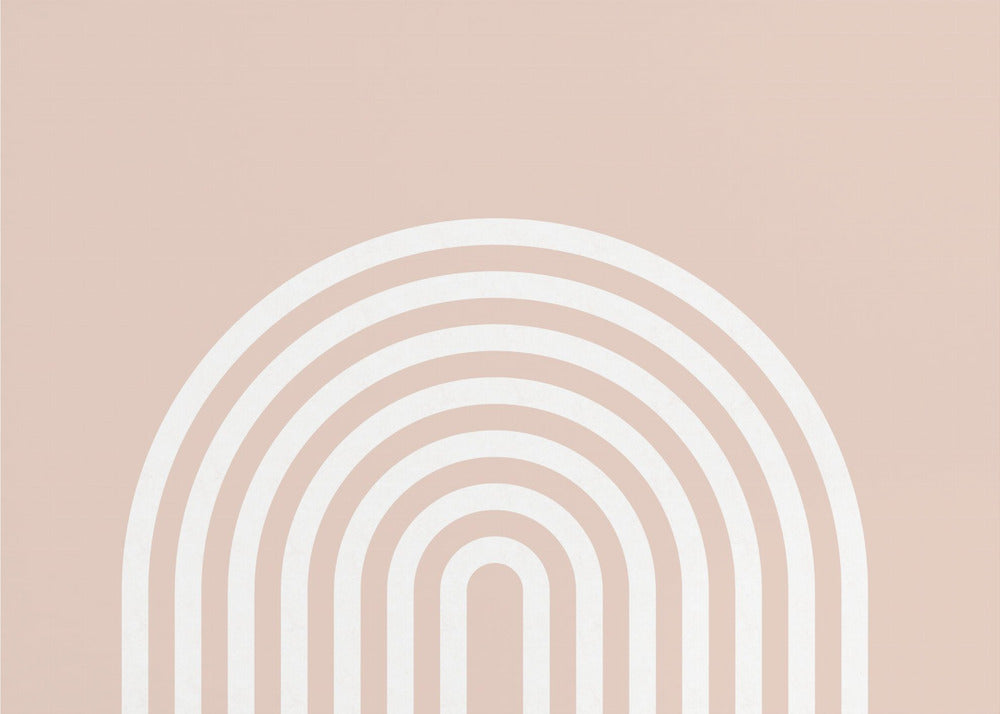 Perzik Regenboog | Canvas