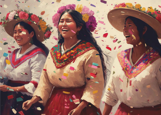 Vrolijke viering | Behang