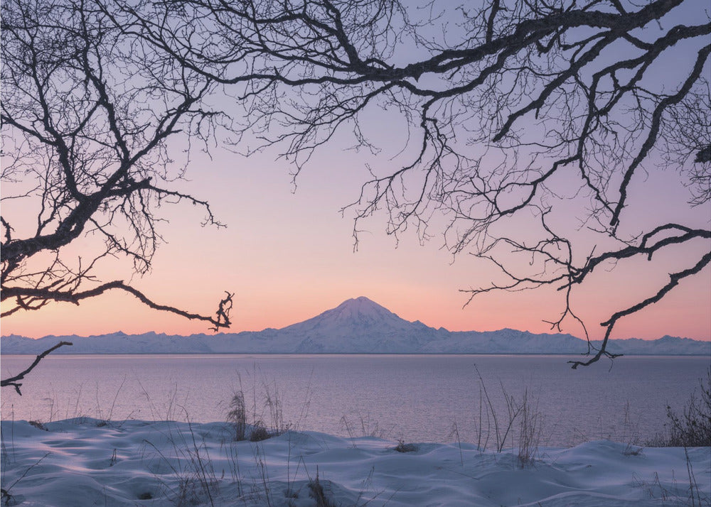 Vulkaan van Alaska | Canvas