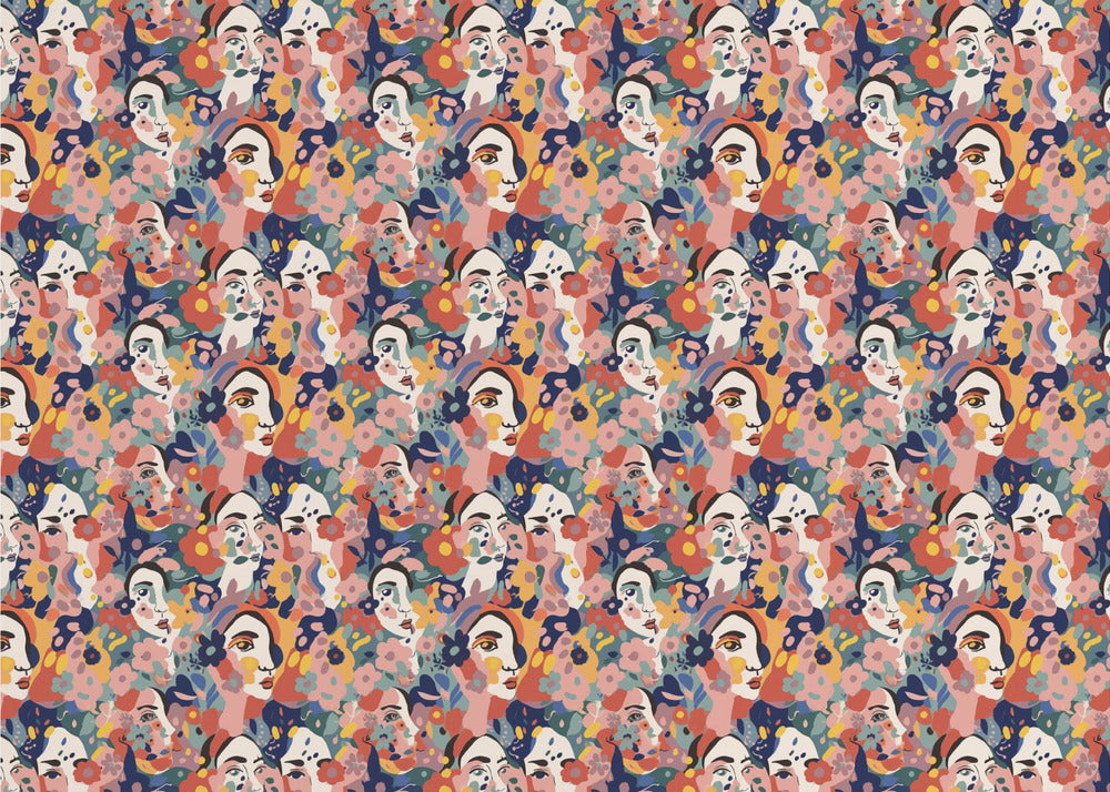 Bloemengezichten Harmonie | Canvas