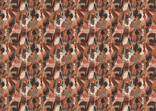 Karmozijnrode mozaïek | Poster