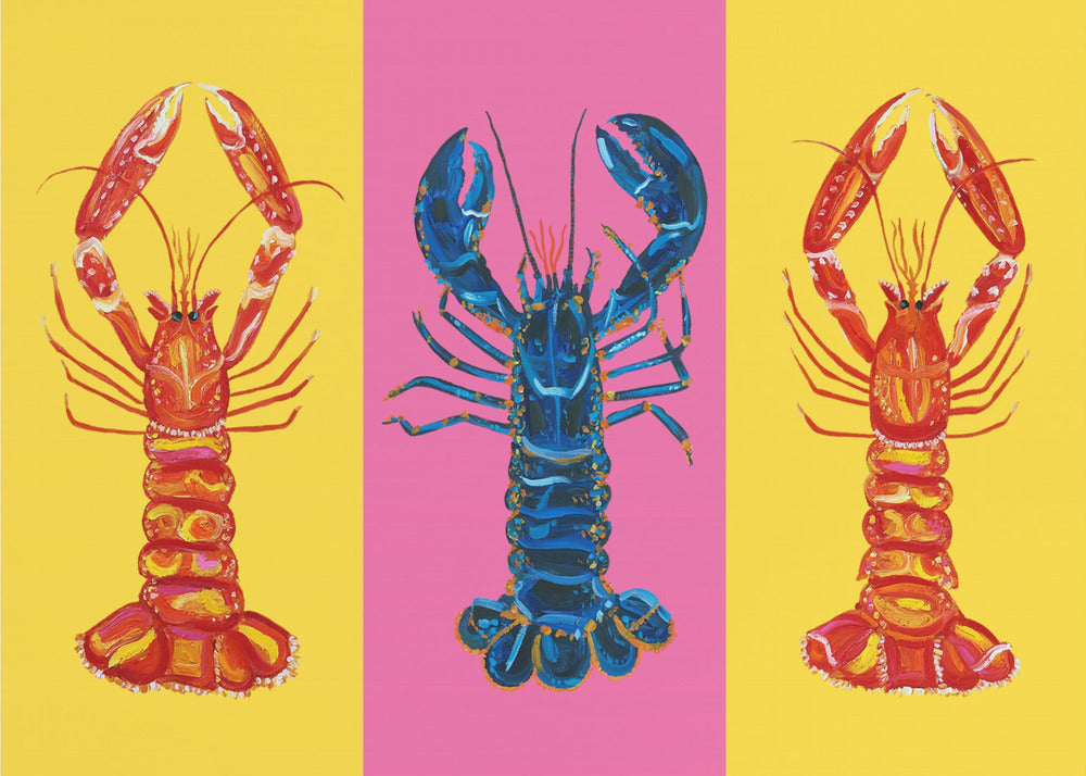 Kreeft Langoustines Pop Art 2 | Canvas