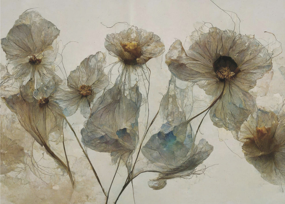 Gefluister van bloemblaadjes | Behang