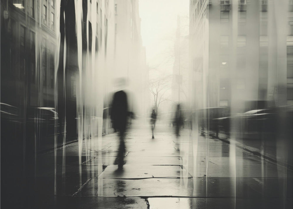 Ghostly City Stroll | Wallpaper