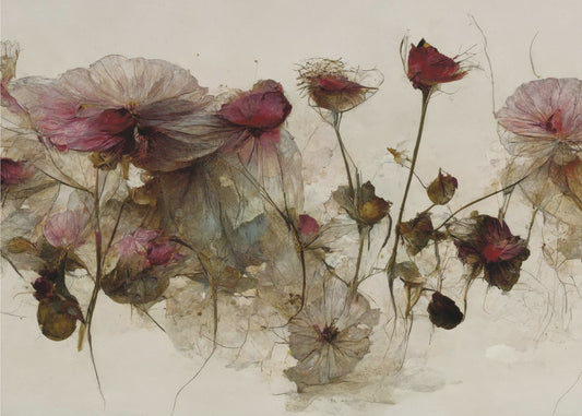 Delicate Bloemblaadjesdans | Poster