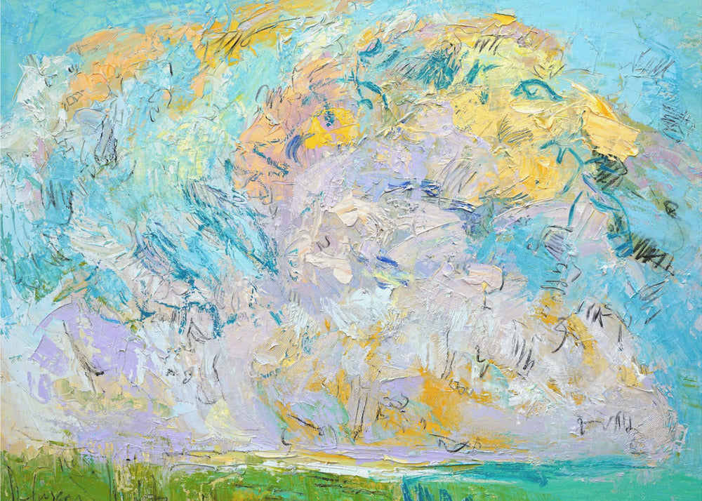 Grillig wolkenlandschap | Canvas
