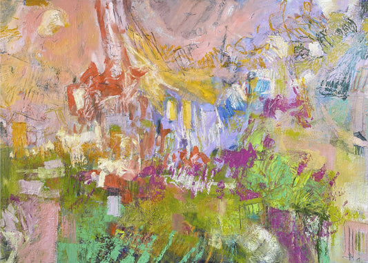 Levendige wervelwind | Canvas