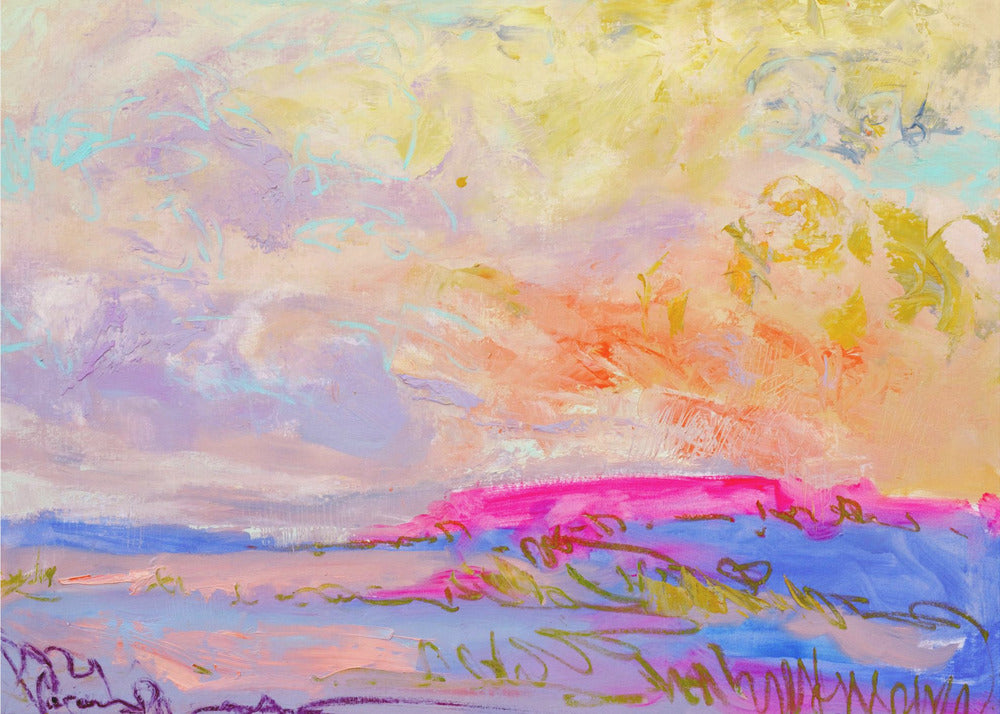 Kleurrijke Horizon | Canvas