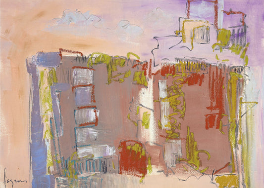 Stedelijk droomlandschap | Canvas
