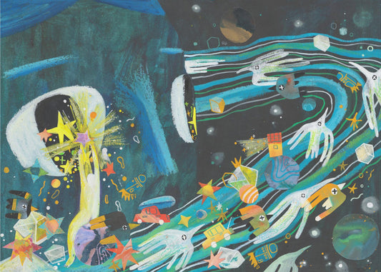 Nachtfluistering | Canvas