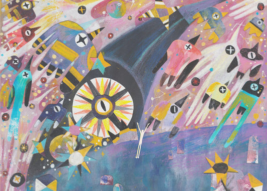 Stilte van alle werelden | Canvas