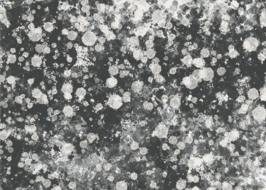 Dynamic Black and White Mystic Dots | Poster