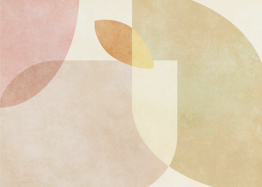 Aqua Shapes 1 Kopie | Canvas