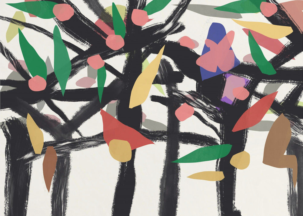 Kleuren in het bos 06 | Behang