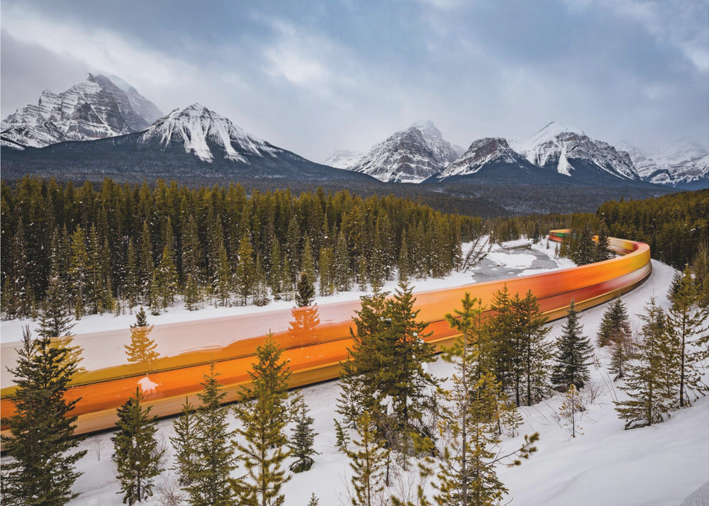 Morant's Curve in de winter | Behang