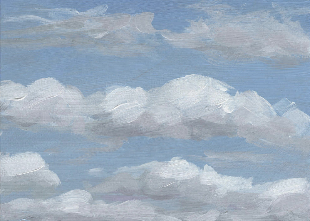 Zomerwolken | Canvas