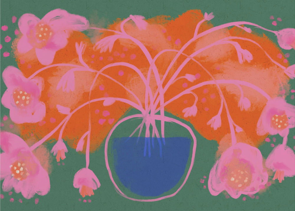 Bloemenuitbarsting Symfonie | Canvas
