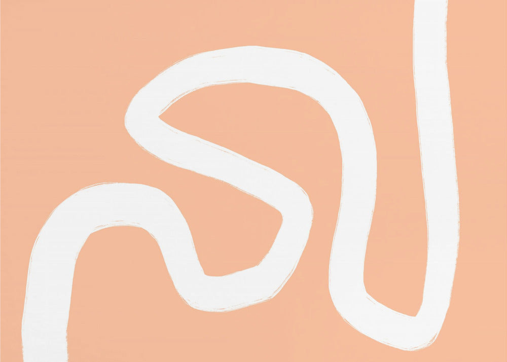 Kleurrijke minimalistische vorm | Canvas