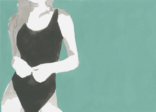 Zwemmen nr. 1 | Canvas