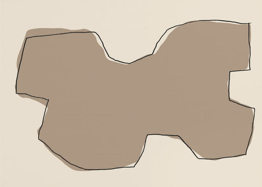 Abstract zandlandschap | Poster