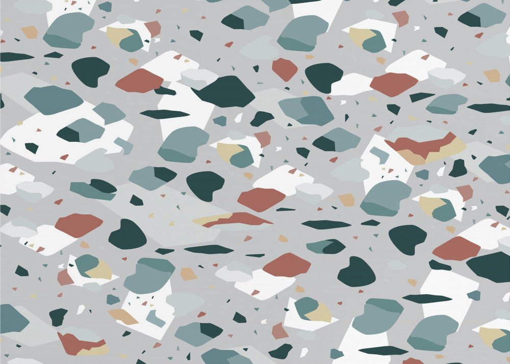 Terrazzo_Grijs | Behang
