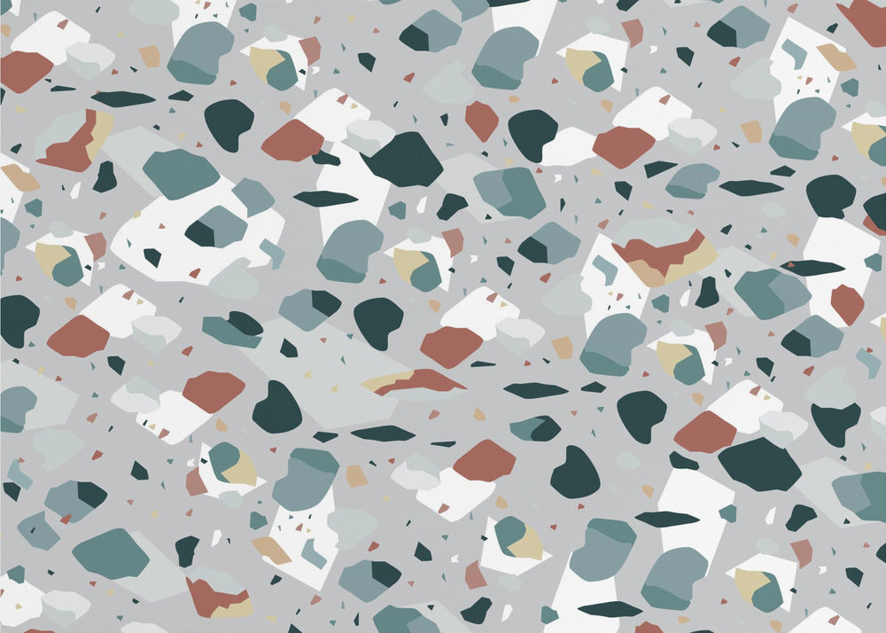 Terrazzo_Grijs | Behang