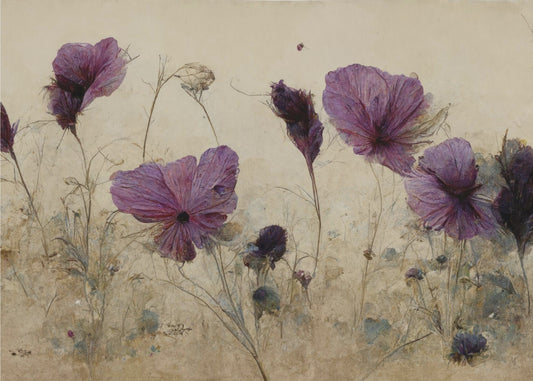 Purple Bloom Whispers | Poster