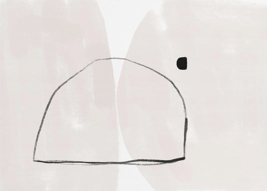 Simple Arch Shape And A Small Square Dot | Poster