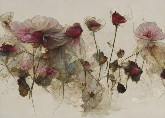 Fluisteringen van bloemblaadjes | Poster