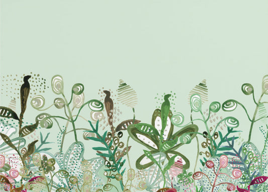 Muurschildering Onder de Zee | Canvas