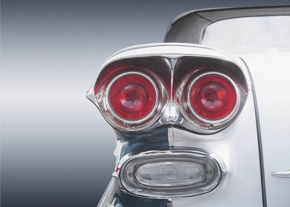 Amerikaanse klassieke auto Bonneville 1958 Cabriolet | Poster