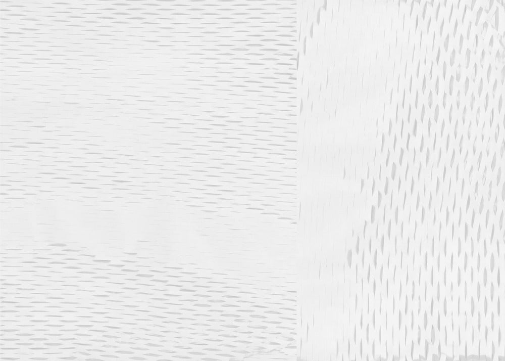 Witte Geweven Blokken 5 | Poster
