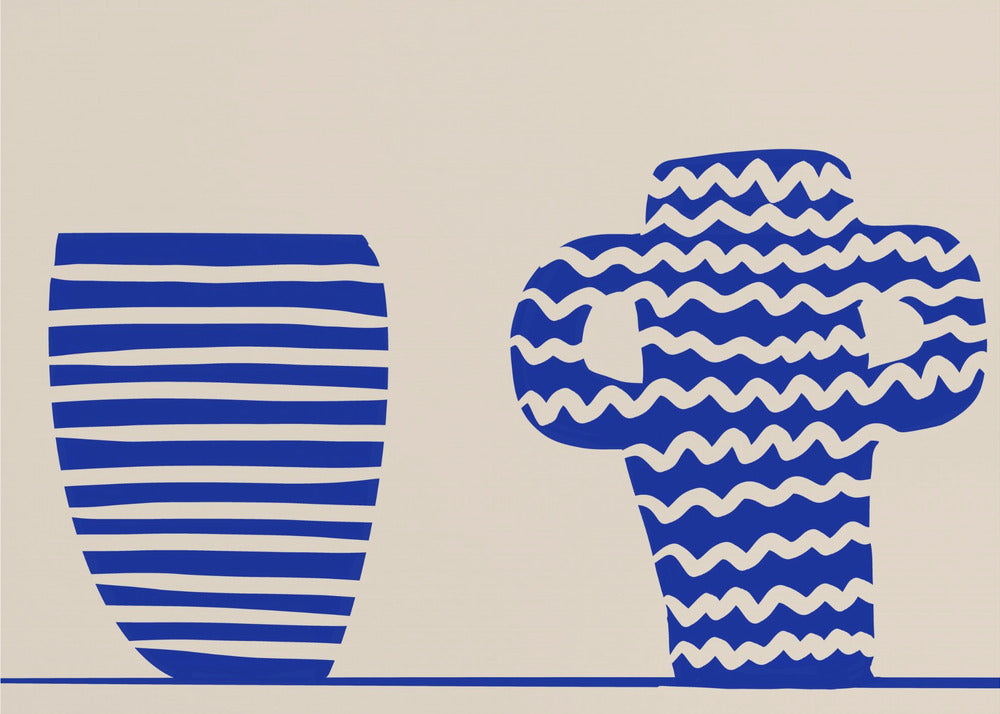 Blue Vases | Poster