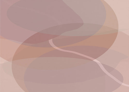 Dusty Rose Vormen 1 | Poster