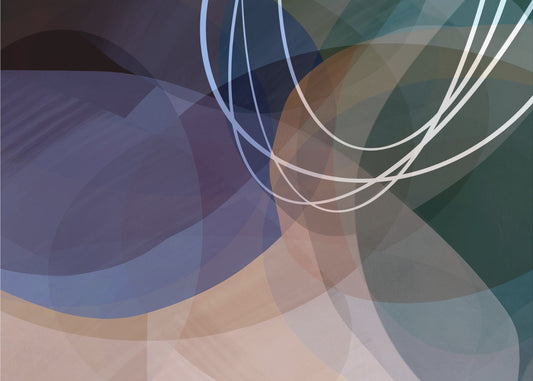 Dusty Rose Vormen 4 | Poster