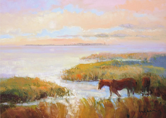 Sereen moeraslandschap | Canvas