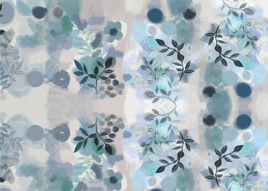 Blauwe Wijnstok Mix | Canvas