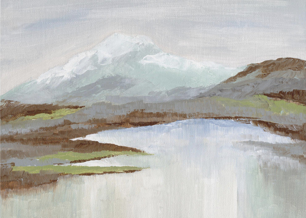 Besneeuwde Alp | Canvas