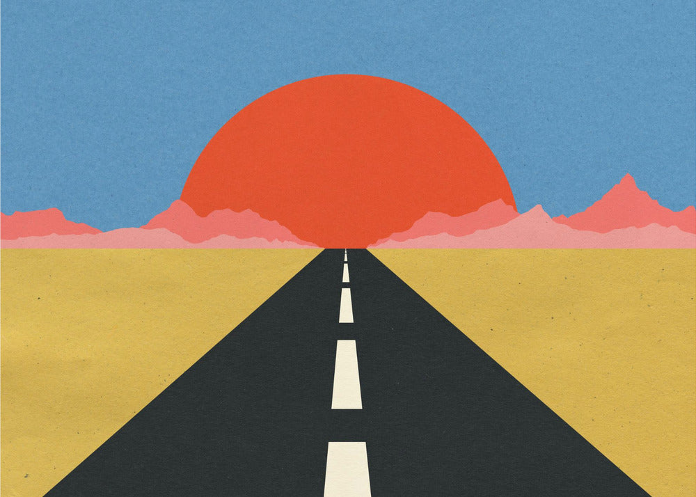 Weg naar de zon | Canvas