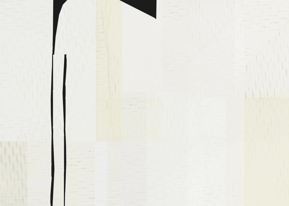 Witte geweven kunst 1 | Canvas