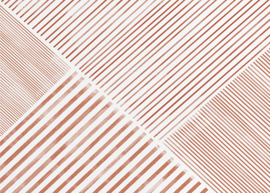 Gestreepte geometrie | Canvas