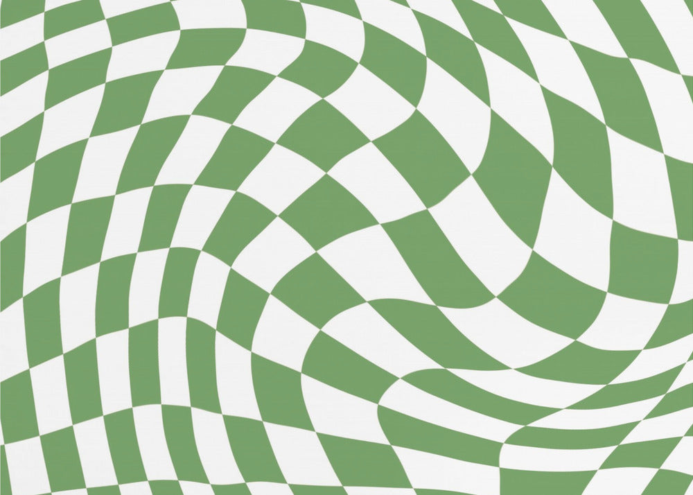 Groen schaakbord | Canvas