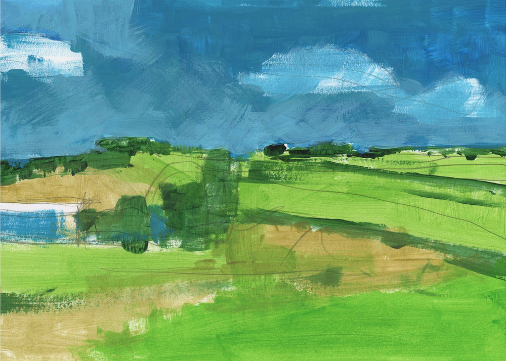 Landelijk Landschap 4 | Poster
