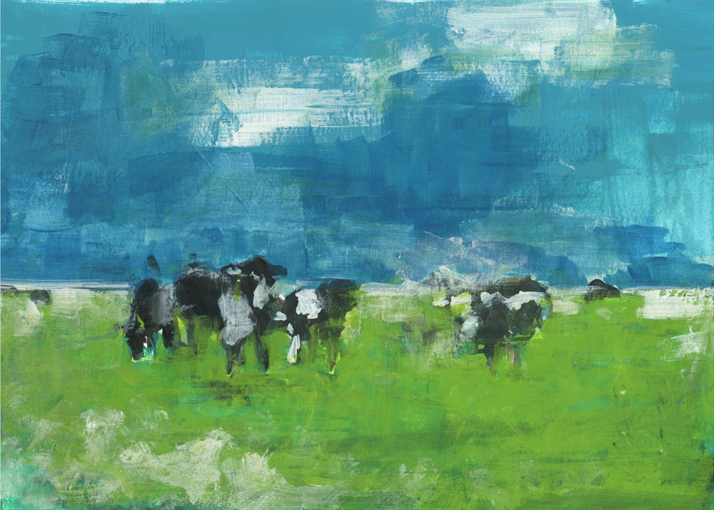 Koeien in landschap Print nr. 1 | Poster