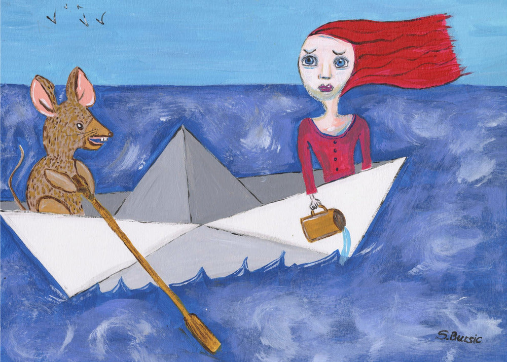 Don't go out in a paper boat with a Rat. | Poster